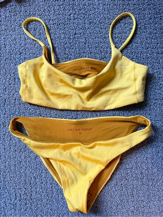 Left On Friday Other - Left On Friday Sunny Yellow Bikini Set